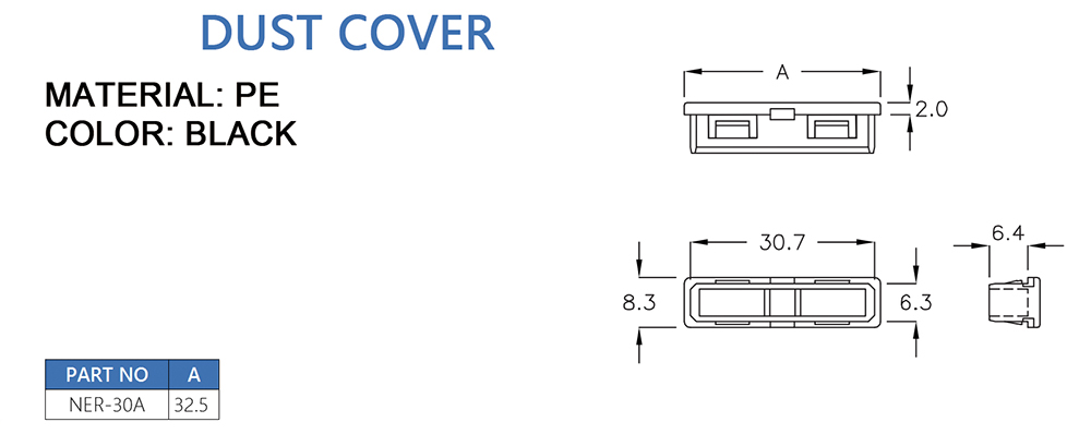 Dust cover NER-30A